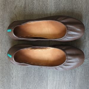 Chocolate Brown Tieks, size 8